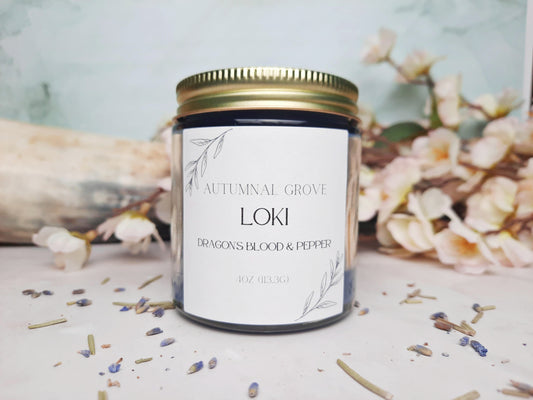 Norse Deity Candle