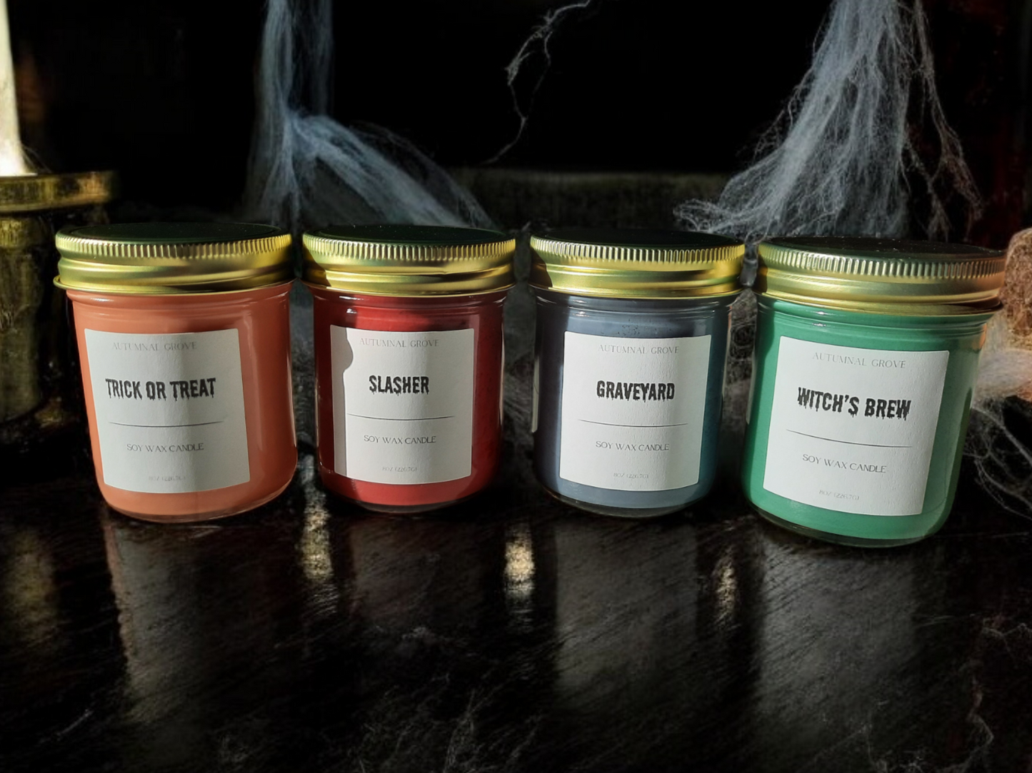 Halloween Themed Candles